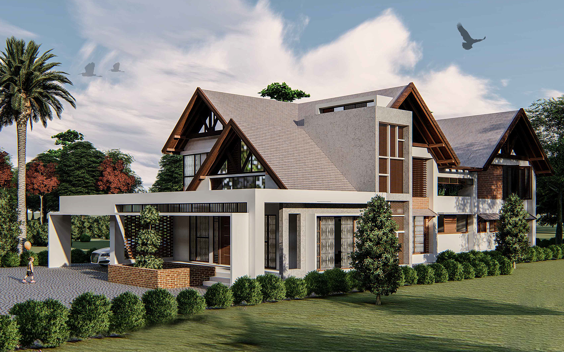 Trians residence design